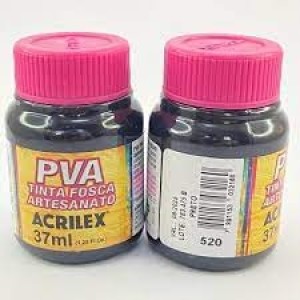 TINTA PLASTICA  37ML 520/PRETO 3240 - UN